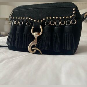 Rebecca Minkoff Suede Crossbody Tassel Bag